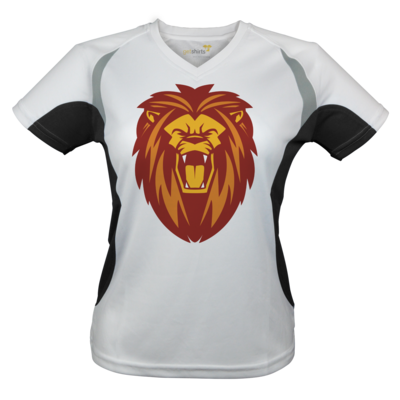 Motiv: Laufshirt Lady Running T - Lion gelb - bestimme auf Wunsch Details wie Produkt, Grösse, Farbe und Position selbst ! Motiv: Laufshirt Lady Running T - Lion gelb