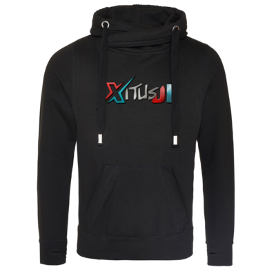 Motiv: Cross Neck Hoodie - XitusDE Logo - bestimme auf Wunsch Details wie Produkt, Grösse, Farbe und Position selbst ! Motiv: Cross Neck Hoodie - XitusDE Logo