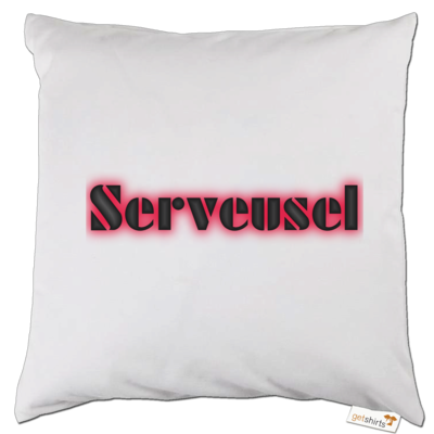 Motiv: Kissen - Serveusel Red Glow - bestimme auf Wunsch Details wie Produkt, Grösse, Farbe und Position selbst ! Motiv: Kissen - Serveusel Red Glow