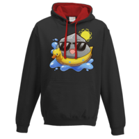 Motiv: Two-Tone Hoodie - Sommer - bestimme auf Wunsch Details wie Produkt, Grösse, Farbe und Position selbst ! Motiv: Two-Tone Hoodie - Sommer