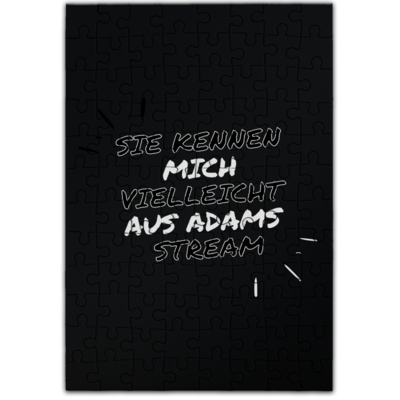 Motiv: Puzzle - Adams Stream - bestimme auf Wunsch Details wie Produkt, Grösse, Farbe und Position selbst ! Motiv: Puzzle - Adams Stream