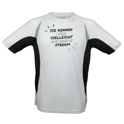 Motiv: Laufshirt Running T - Adams Stream - bestimme auf Wunsch Details wie Produkt, Grösse, Farbe und Position selbst ! Motiv: Laufshirt Running T - Adams Stream