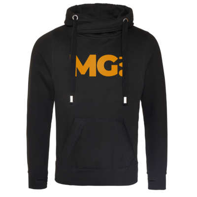 Motiv: Cross Neck Hoodie - Massengeschmack-Logo - bestimme auf Wunsch Details wie Produkt, Grösse, Farbe und Position selbst ! Motiv: Cross Neck Hoodie - Massengeschmack-Logo
