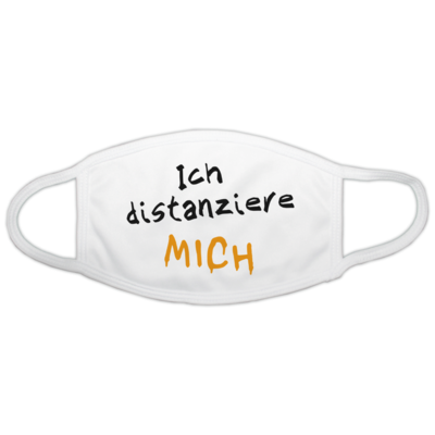 Motiv: Gesichtsmaske - Ich distanziere mich