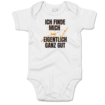 Motiv: Baby Body Organic - ich finde mich eigentlich ganz gut - bestimme auf Wunsch Details wie Produkt, Grösse, Farbe und Position selbst ! Motiv: Baby Body Organic - ich finde mich eigentlich ganz gut