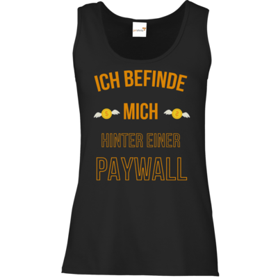 Motiv: Tank Top Damen Classic - Paywall - bestimme auf Wunsch Details wie Produkt, Grösse, Farbe und Position selbst ! Motiv: Tank Top Damen Classic - Paywall