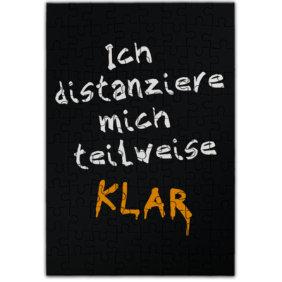Motiv: Puzzle - Ich distanziere mich teilweise klar - bestimme auf Wunsch Details wie Produkt, Grösse, Farbe und Position selbst ! Motiv: Puzzle - Ich distanziere mich teilweise klar