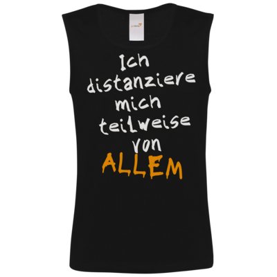 Motiv: Athletic Vest FAIR WEAR - Ich distanziere mich teilweise von allem - bestimme auf Wunsch Details wie Produkt, Grösse, Farbe und Position selbst ! Motiv: Athletic Vest FAIR WEAR - Ich distanziere mich teilweise von allem