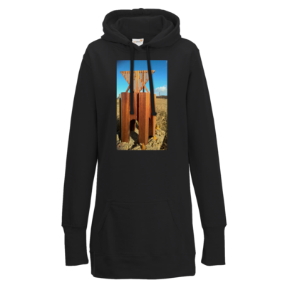 Motiv: Lady Longline Hoodie - bestimme auf Wunsch Details wie Produkt, Grösse, Farbe und Position selbst ! Motiv: Lady Longline Hoodie
