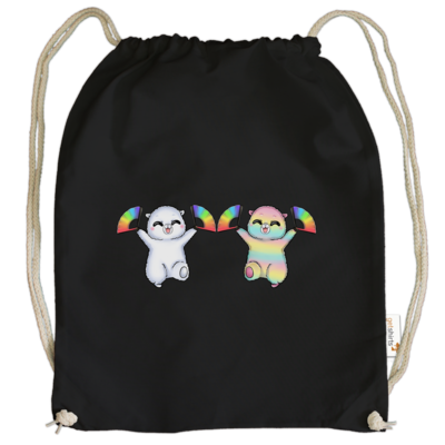 Motiv: Cotton Gymsac - Pride-Floof - bestimme auf Wunsch Details wie Produkt, Grösse, Farbe und Position selbst ! Motiv: Cotton Gymsac - Pride-Floof