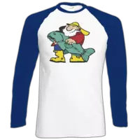 Motiv: Longsleeve Baseball T - Der Fischmann 