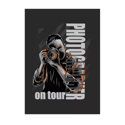 Motiv: Poster A1 - Photographer on Tour - bestimme auf Wunsch Details wie Produkt, Grösse, Farbe und Position selbst ! Motiv: Poster A1 - Photographer on Tour