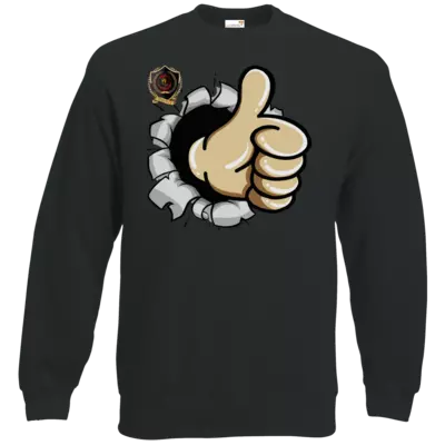 Motiv: Sweatshirt Classic - ThumpUp - bestimme auf Wunsch Details wie Produkt, Grösse, Farbe und Position selbst ! Motiv: Sweatshirt Classic - ThumpUp