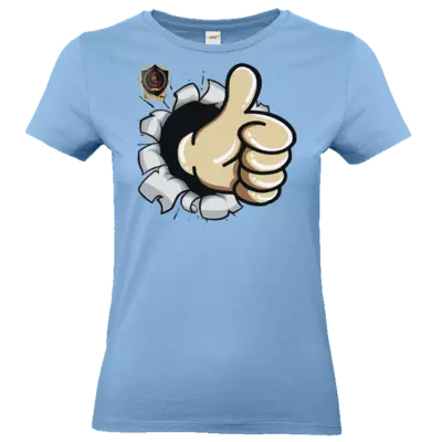 Motiv: T-Shirt Damen Premium FAIR WEAR - ThumpUp - bestimme auf Wunsch Details wie Produkt, Grösse, Farbe und Position selbst ! Motiv: T-Shirt Damen Premium FAIR WEAR - ThumpUp