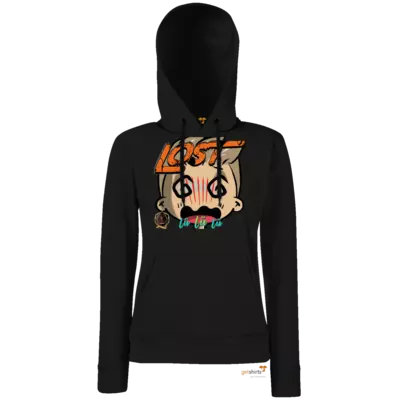 Motiv: Hoodie Damen Classic - Lost - bestimme auf Wunsch Details wie Produkt, Grösse, Farbe und Position selbst ! Motiv: Hoodie Damen Classic - Lost