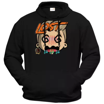Motiv: Hoodie Premium FAIR WEAR - Lost - bestimme auf Wunsch Details wie Produkt, Grösse, Farbe und Position selbst ! Motiv: Hoodie Premium FAIR WEAR - Lost