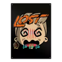 Motiv: Metallschild - Lost - bestimme auf Wunsch Details wie Produkt, Grösse, Farbe und Position selbst ! Motiv: Metallschild - Lost