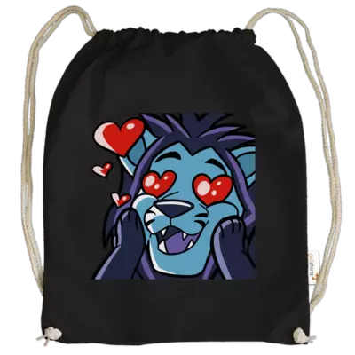 Motiv: Cotton Gymsac - heart - bestimme auf Wunsch Details wie Produkt, Grösse, Farbe und Position selbst ! Motiv: Cotton Gymsac - heart