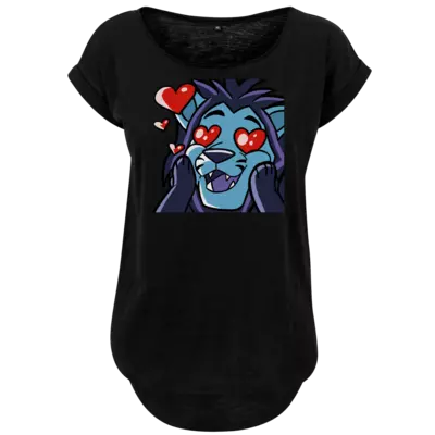 Motiv: Ladies Long Slub Tee - heart - bestimme auf Wunsch Details wie Produkt, Grösse, Farbe und Position selbst ! Motiv: Ladies Long Slub Tee - heart