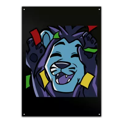 Motiv: Metallschild - hypeleo - bestimme auf Wunsch Details wie Produkt, Grösse, Farbe und Position selbst ! Motiv: Metallschild - hypeleo