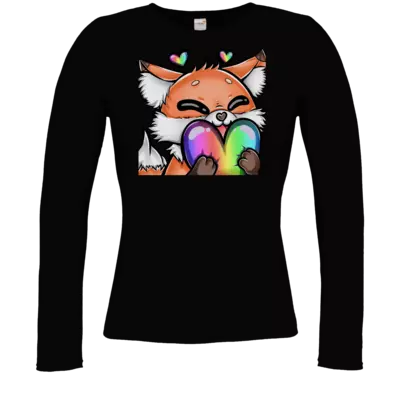 Motiv: Longsleeve Damen Organic - FuppsLOVE - bestimme auf Wunsch Details wie Produkt, Grösse, Farbe und Position selbst ! Motiv: Longsleeve Damen Organic - FuppsLOVE