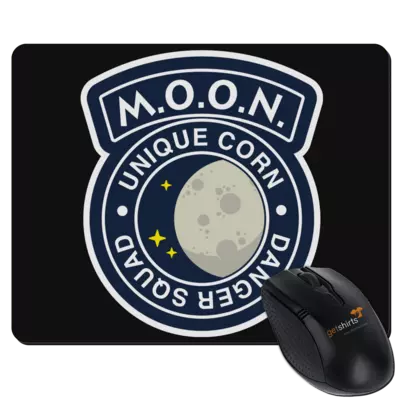 Motiv: Mousepad Textil - MOON-Abzeichen - bestimme auf Wunsch Details wie Produkt, Grösse, Farbe und Position selbst ! Motiv: Mousepad Textil - MOON-Abzeichen