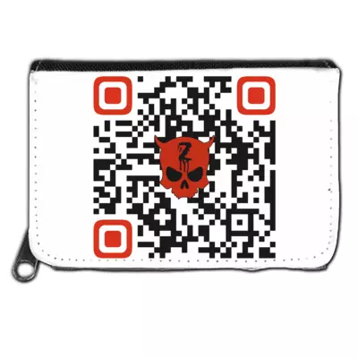 Motiv: Geldboerse - ZAX73 Twitch QR - bestimme auf Wunsch Details wie Produkt, Grösse, Farbe und Position selbst ! Motiv: Geldboerse - ZAX73 Twitch QR