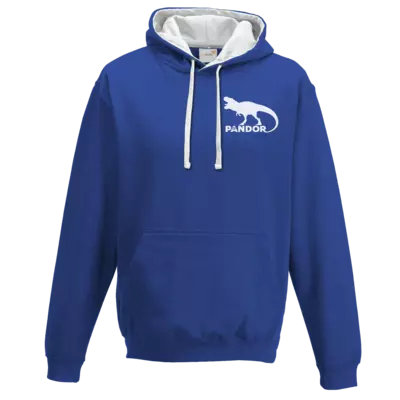Motiv: Two-Tone Hoodie - Pandor Dino - bestimme auf Wunsch Details wie Produkt, Grösse, Farbe und Position selbst ! Motiv: Two-Tone Hoodie - Pandor Dino