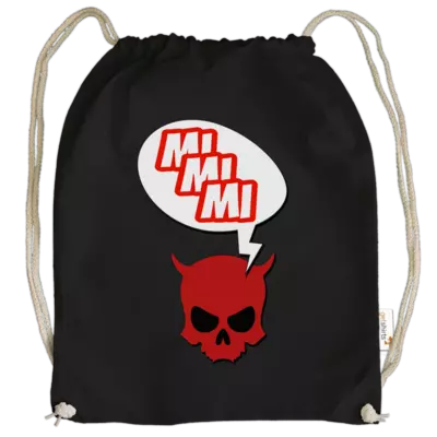 Motiv: Cotton Gymsac - ZAX73 MiMiMi - bestimme auf Wunsch Details wie Produkt, Grösse, Farbe und Position selbst ! Motiv: Cotton Gymsac - ZAX73 MiMiMi