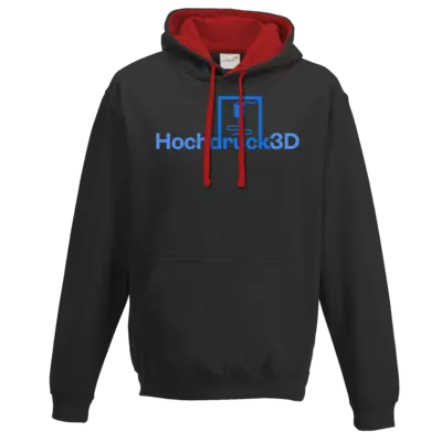 Motiv: Two-Tone Hoodie - Logo Groß - bestimme auf Wunsch Details wie Produkt, Grösse, Farbe und Position selbst ! Motiv: Two-Tone Hoodie - Logo Groß