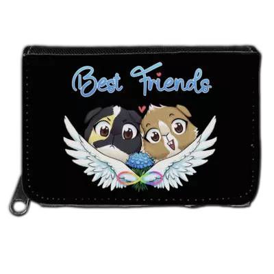 Motiv: Geldboerse - Best Friends Forever - Liebhaber - bestimme auf Wunsch Details wie Produkt, Grösse, Farbe und Position selbst ! Motiv: Geldboerse - Best Friends Forever - Liebhaber