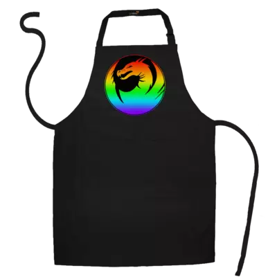 Motiv: Schürze - Drabu Rainbow Logo - bestimme auf Wunsch Details wie Produkt, Grösse, Farbe und Position selbst ! Motiv: Schürze - Drabu Rainbow Logo