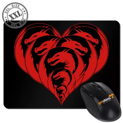 Motiv: XXL Mousepad - Drabu Herz - bestimme auf Wunsch Details wie Produkt, Grösse, Farbe und Position selbst ! Motiv: XXL Mousepad - Drabu Herz