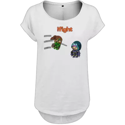 Motiv: Ladies Long Slub Tee - Fantasy Fight LIVE (!fight) 