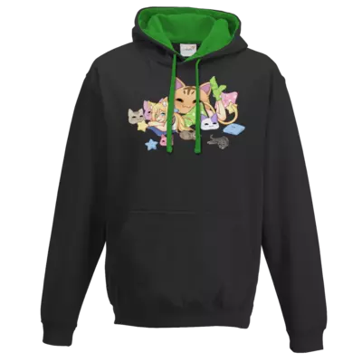 Motiv: Two-Tone Hoodie - Just Chilling - bestimme auf Wunsch Details wie Produkt, Grösse, Farbe und Position selbst ! Motiv: Two-Tone Hoodie - Just Chilling