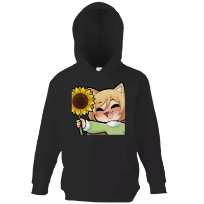 Motiv: Kids Hooded Sweat - Flower - bestimme auf Wunsch Details wie Produkt, Grösse, Farbe und Position selbst ! Motiv: Kids Hooded Sweat - Flower