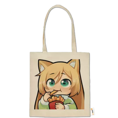 Motiv: Baumwolltasche - Pommes - bestimme auf Wunsch Details wie Produkt, Grösse, Farbe und Position selbst ! Motiv: Baumwolltasche - Pommes