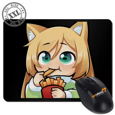 Motiv: XXL Mousepad - Pommes - bestimme auf Wunsch Details wie Produkt, Grösse, Farbe und Position selbst ! Motiv: XXL Mousepad - Pommes