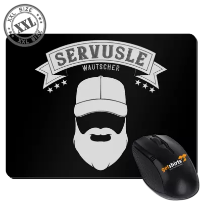 Motiv: XXL Mousepad - Servusle - bestimme auf Wunsch Details wie Produkt, Grösse, Farbe und Position selbst ! Motiv: XXL Mousepad - Servusle