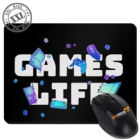 Motiv: XXL Mousepad - GAMES LIFE - bestimme auf Wunsch Details wie Produkt, Grösse, Farbe und Position selbst ! Motiv: XXL Mousepad - GAMES LIFE