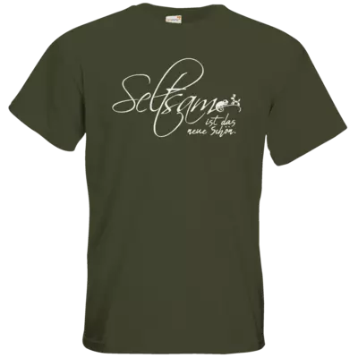 Motiv: T-Shirt Premium FAIR WEAR - Seltsam schön - Chamäleon - bestimme auf Wunsch Details wie Produkt, Grösse, Farbe und Position selbst ! Motiv: T-Shirt Premium FAIR WEAR - Seltsam schön - Chamäleon