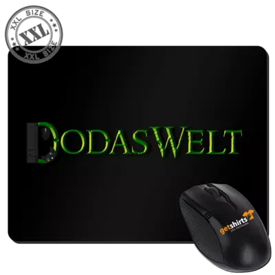 Motiv: XXL Mousepad - DodasWelt Logo - bestimme auf Wunsch Details wie Produkt, Grösse, Farbe und Position selbst ! Motiv: XXL Mousepad - DodasWelt Logo