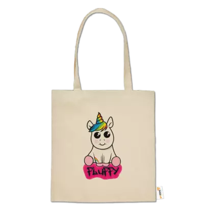 Motiv: Baumwolltasche - fluffy - bestimme auf Wunsch Details wie Produkt, Grösse, Farbe und Position selbst ! Motiv: Baumwolltasche - fluffy
