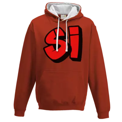 Motiv: Two-Tone Hoodie - si - bestimme auf Wunsch Details wie Produkt, Grösse, Farbe und Position selbst ! Motiv: Two-Tone Hoodie - si