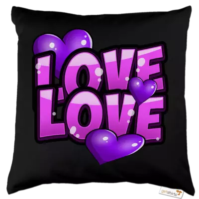 Motiv: Kissen Baumwolle - love - bestimme auf Wunsch Details wie Produkt, Grösse, Farbe und Position selbst ! Motiv: Kissen Baumwolle - love