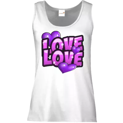 Motiv: Tank Top Damen Classic - love - bestimme auf Wunsch Details wie Produkt, Grösse, Farbe und Position selbst ! Motiv: Tank Top Damen Classic - love