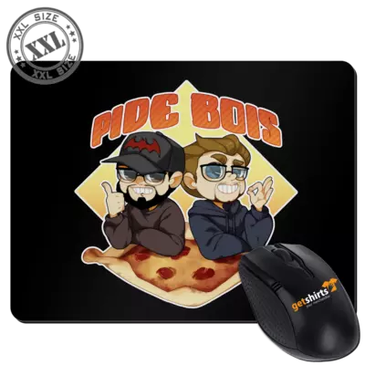 Motiv: XXL Mousepad - Pide Bois Podcast - bestimme auf Wunsch Details wie Produkt, Grösse, Farbe und Position selbst ! Motiv: XXL Mousepad - Pide Bois Podcast