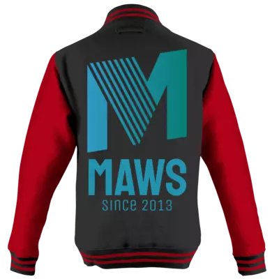 Motiv: College Jacke - MAWS Since 2013 - bestimme auf Wunsch Details wie Produkt, Grösse, Farbe und Position selbst ! Motiv: College Jacke - MAWS Since 2013