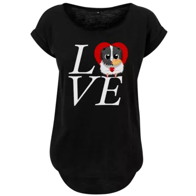 Motiv: Ladies Long Slub Tee - Love - Liebhaber - bestimme auf Wunsch Details wie Produkt, Grösse, Farbe und Position selbst ! Motiv: Ladies Long Slub Tee - Love - Liebhaber