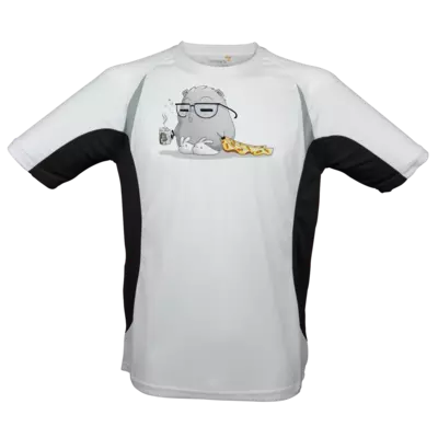 Motiv: Laufshirt Running T - Morgenmuffel Mööh - Himmelsbande - bestimme auf Wunsch Details wie Produkt, Grösse, Farbe und Position selbst ! Motiv: Laufshirt Running T - Morgenmuffel Mööh - Himmelsbande